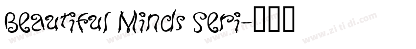 Beautiful Minds Seri字体转换